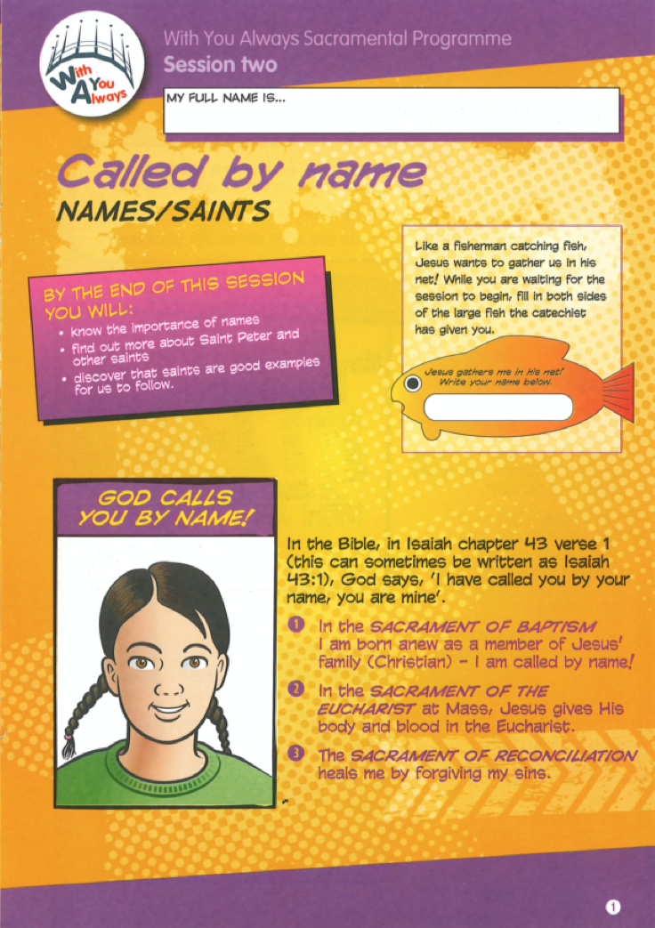 Children's Leaflet Session Two